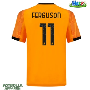AS Roma Evan Ferguson #11 Bortatröja 2025-26 Kortärmad